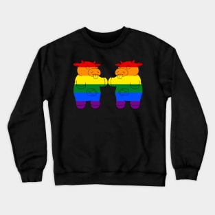 LGTB Pride - CowLick! Crewneck Sweatshirt